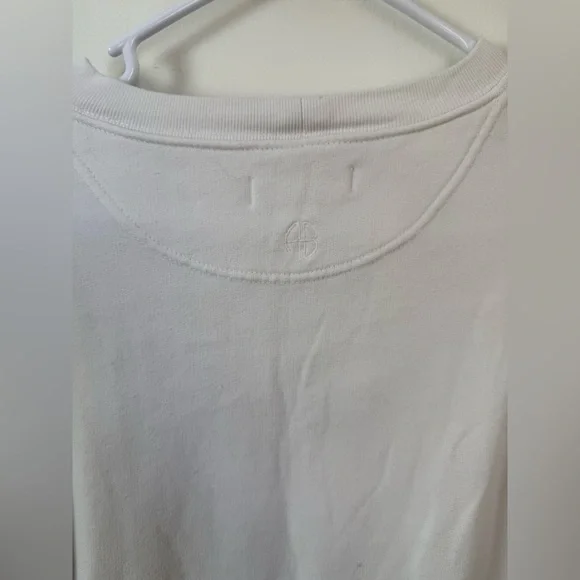 Anine Bing Ramona Empowerment Sweatshirt In White Medium - Picture 5 of 7